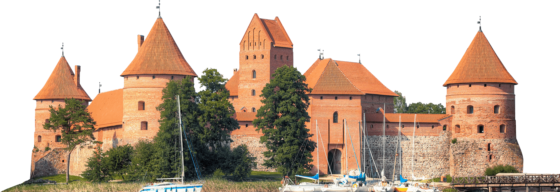 Trakų Pilies vaizdas su WSUP Trakai